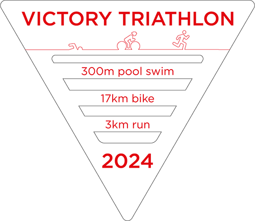 Victory Traithlon Medal 2024