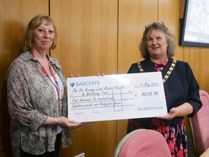 Chairman raises over £4500 for youth mental health charity