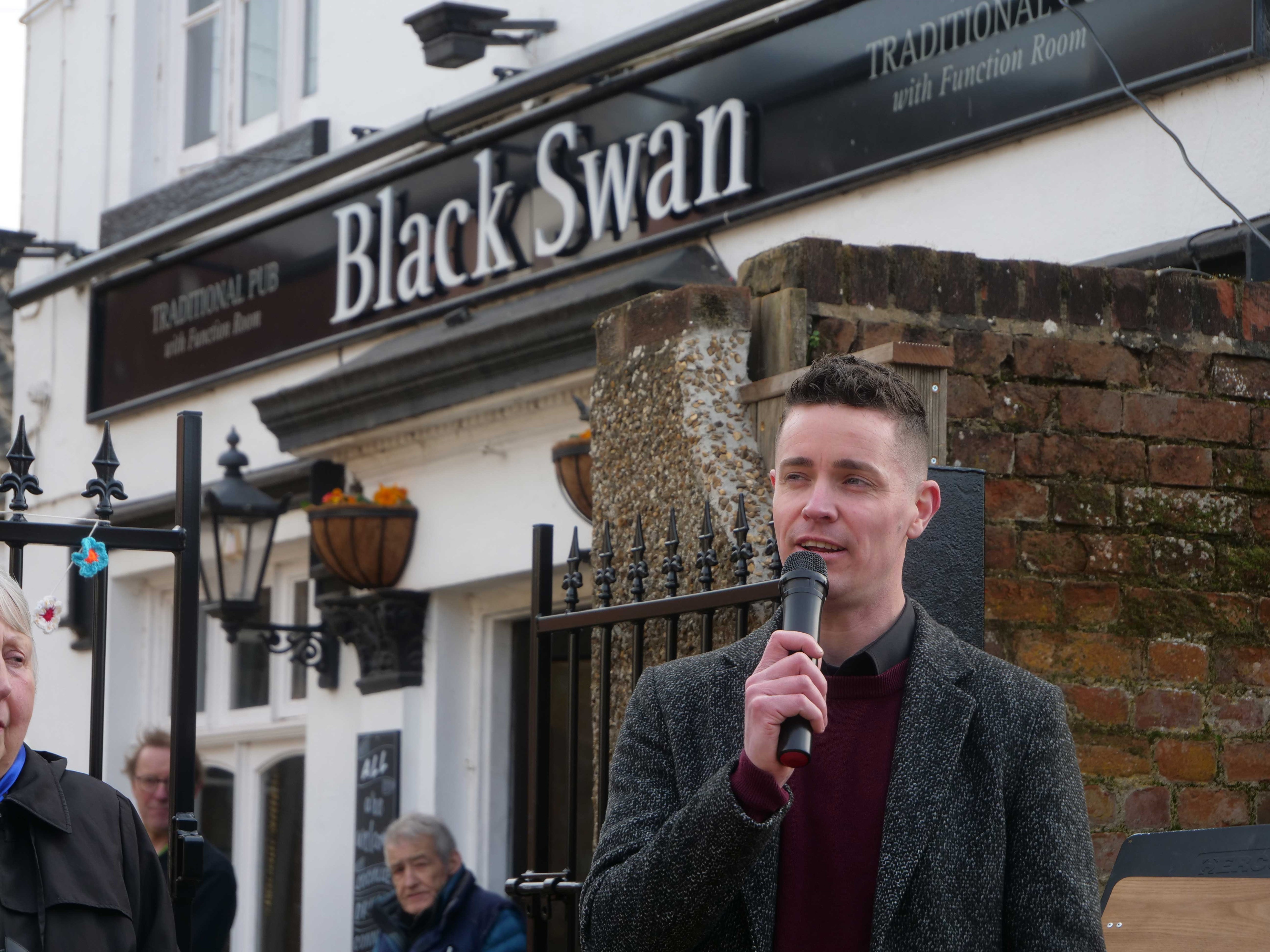 Joe Ballard of the Black Swan Pub & Theatre