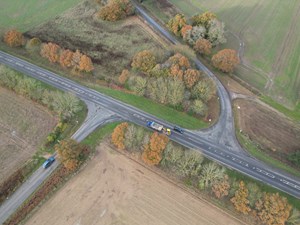 Construction of new Fakenham roundabout gets underway