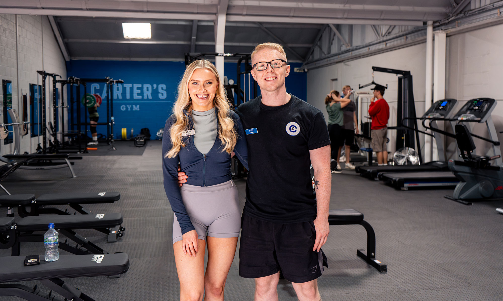 Josh and Anna at Carter's Gym