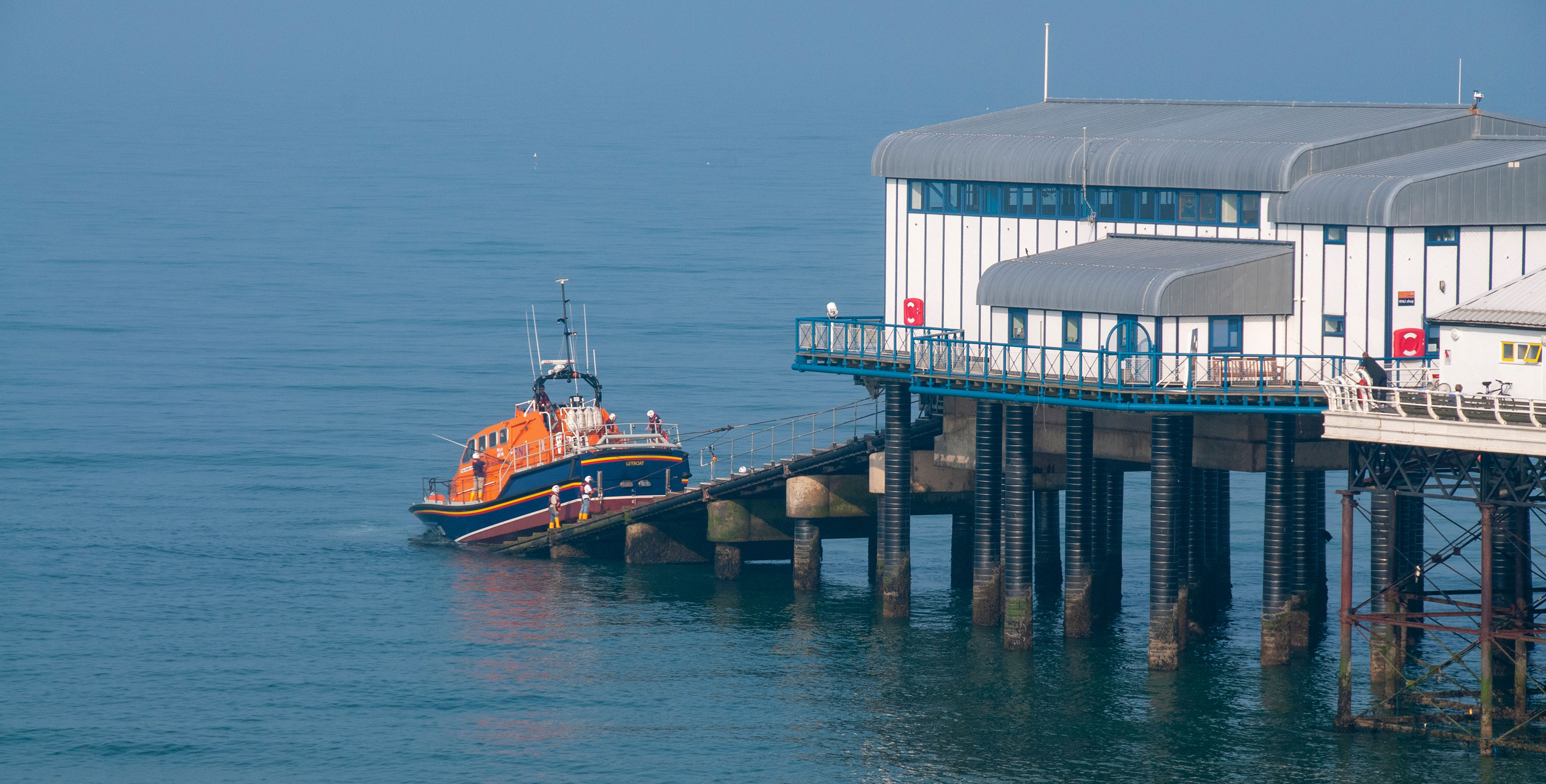Cromer Lifeboat launch