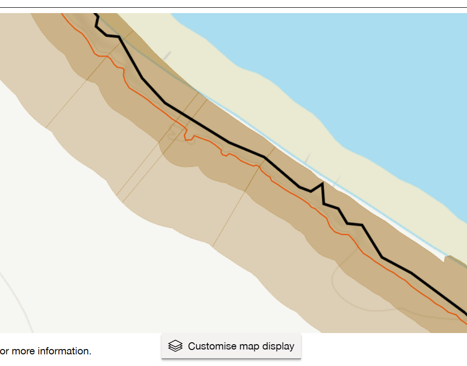 Explore coastal erosion risk for anywhere in England