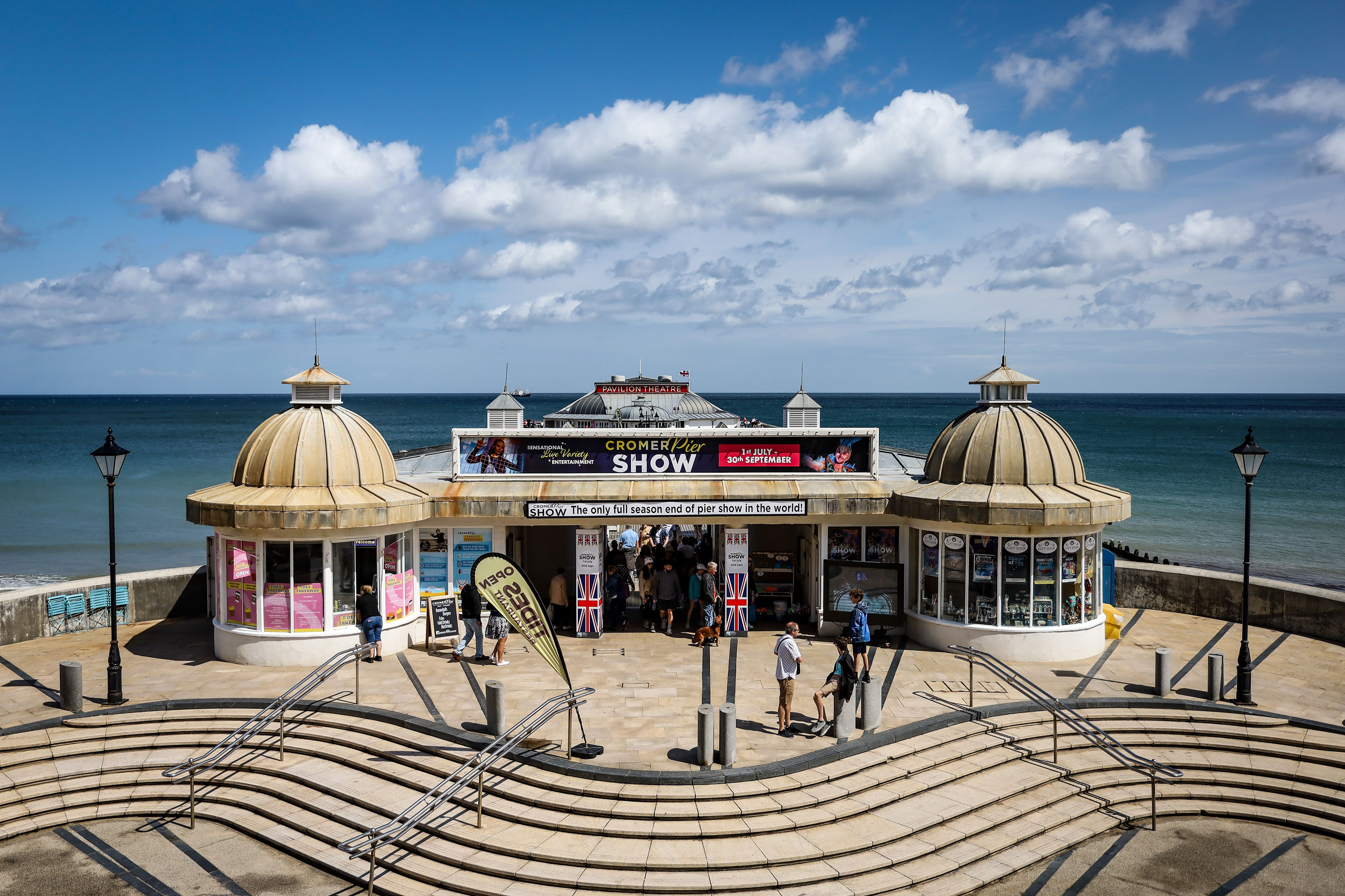 Cromer Pier forecourt