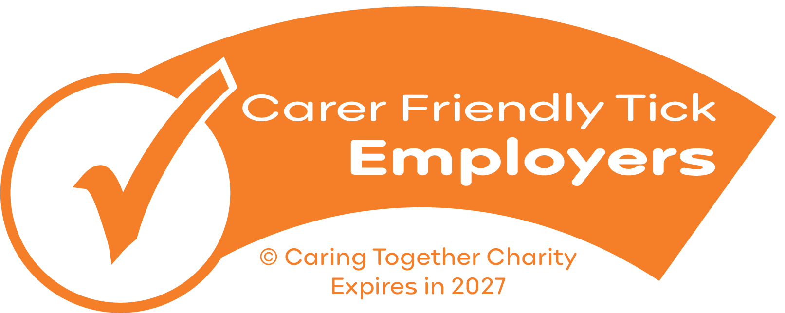Caring Together Carer Friendly Tick logo employers