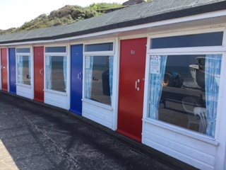 Photo of beach hut chalets