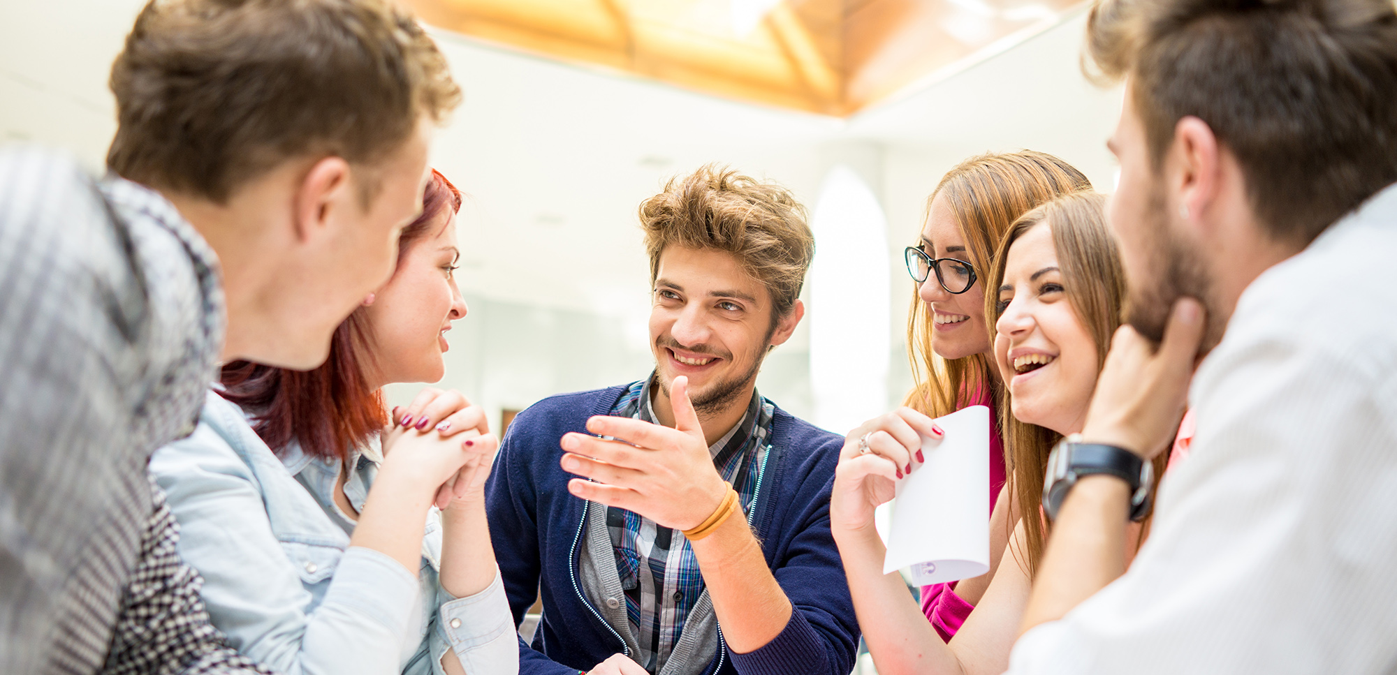 young people brainstorming