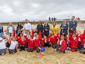 Celebrations mark successful completion of sandscaping project