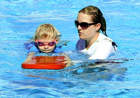 swimming lesson