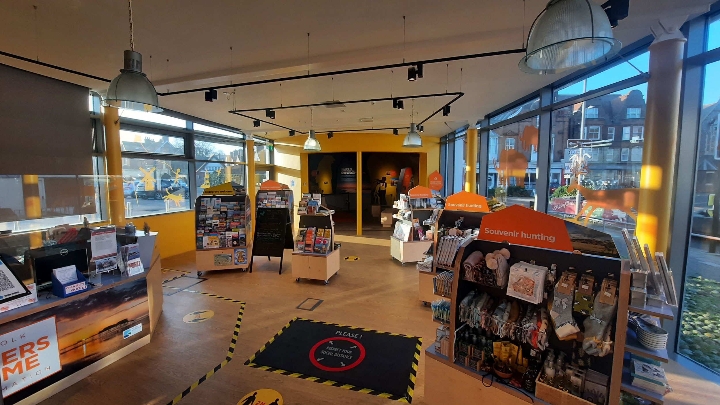 North Norfolk Visitor Centre interior