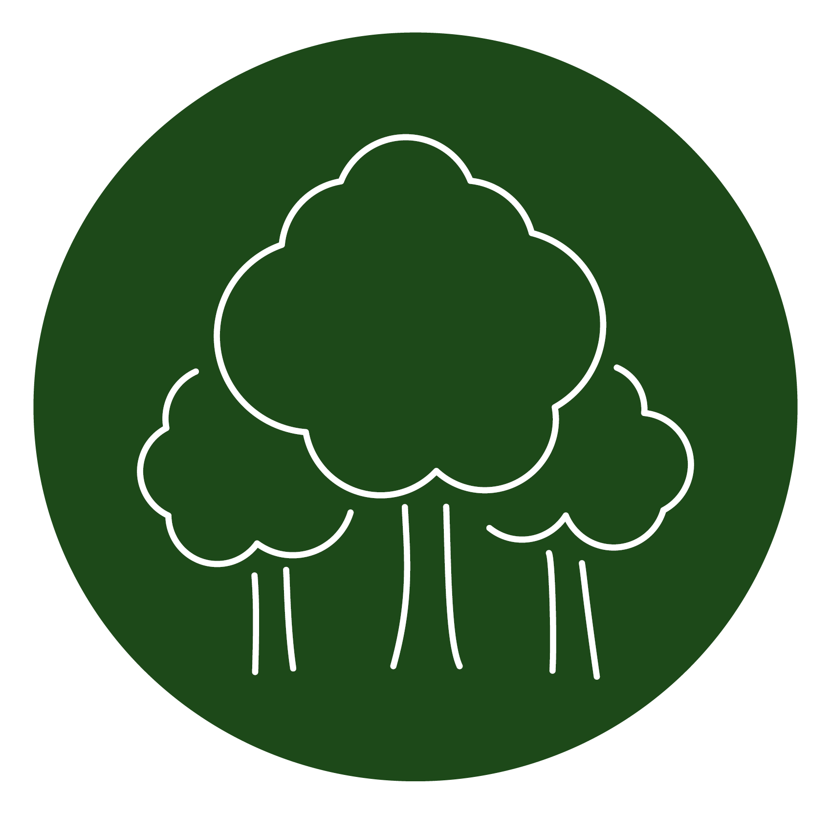 110,000 trees logo