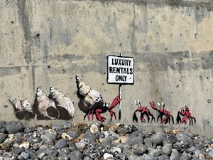 Council weatherproofs Banksy artwork in Cromer