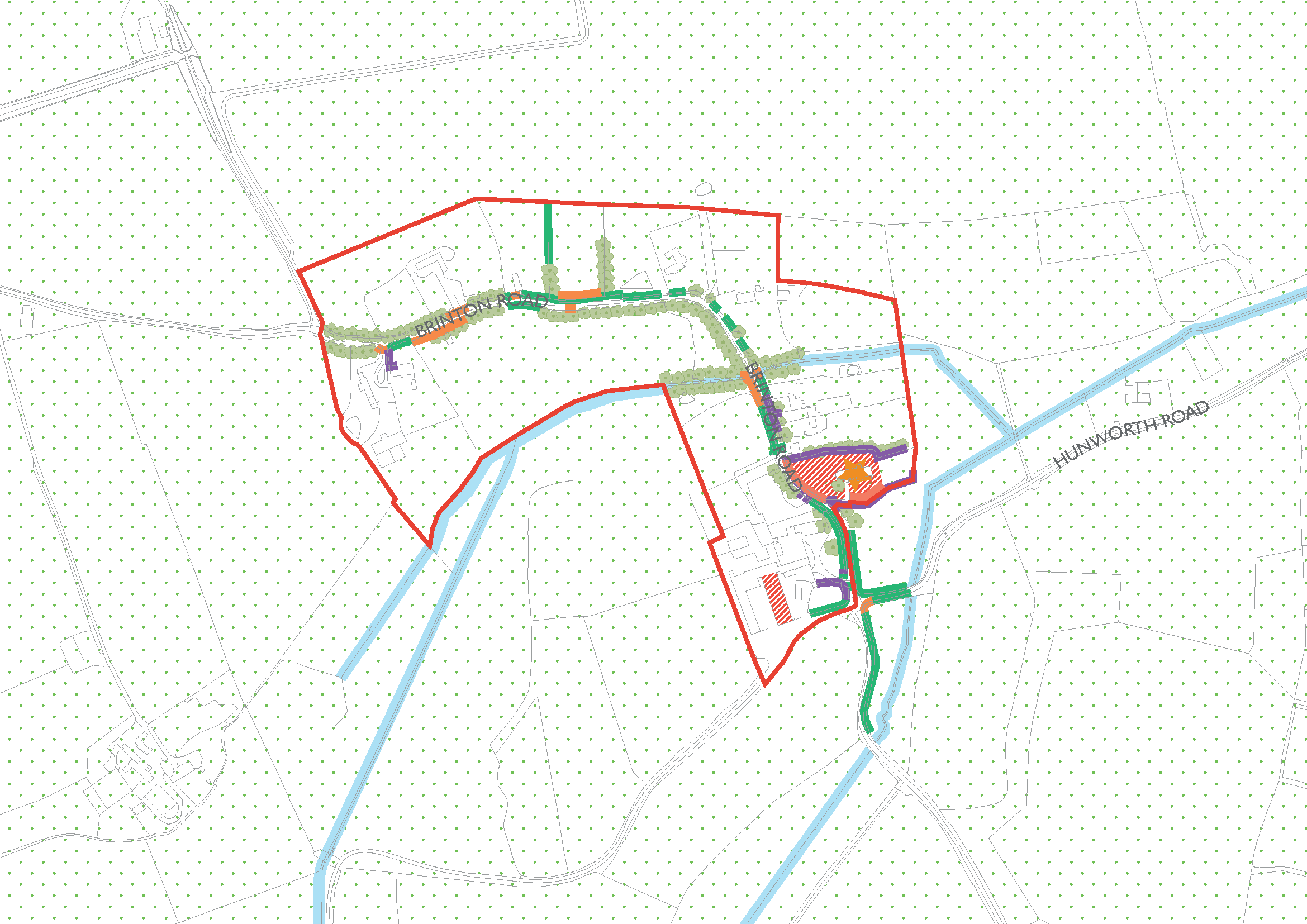 Stody townscape plan