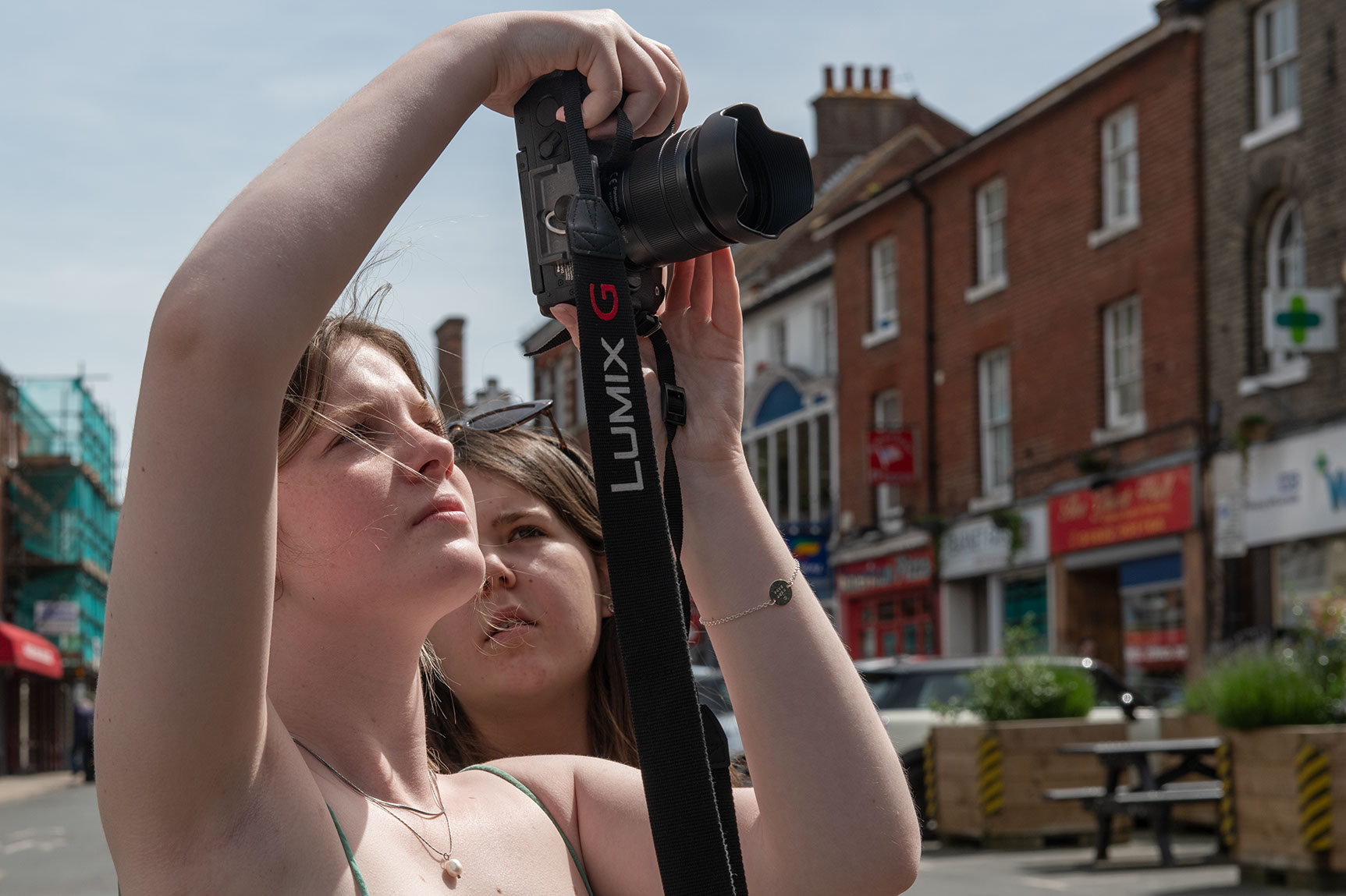 Students receive a photography masterclass from Historic England 