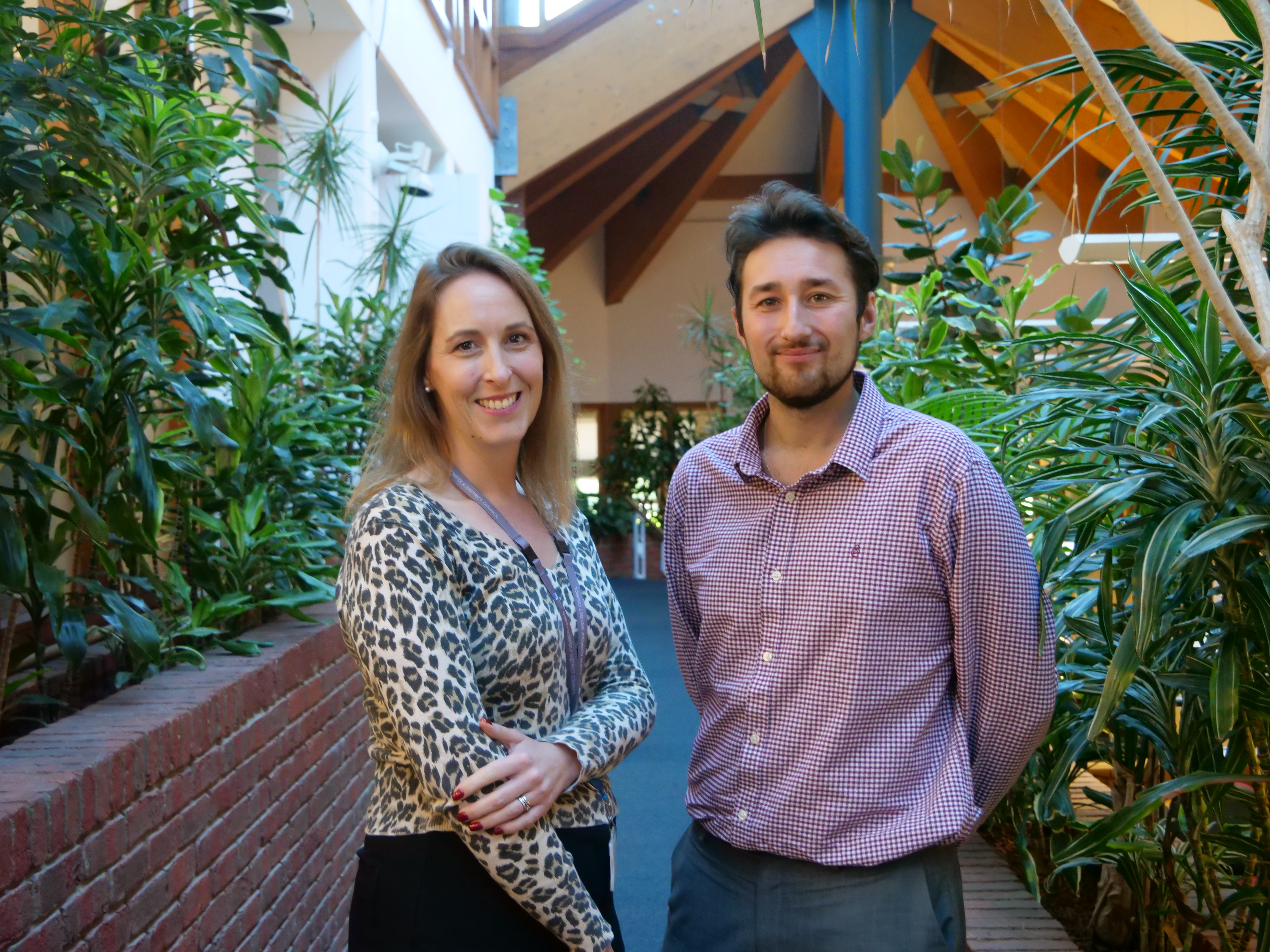 Our Financial Inclusion Team, Suzanne Howes and Harvey Smith