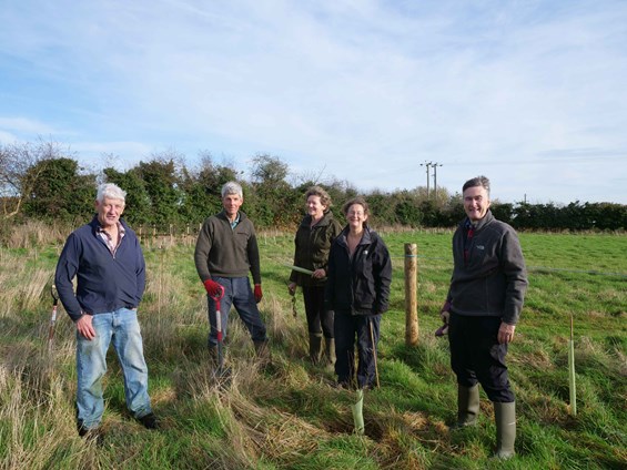 Image of the Felbeck Trust at the surveyor's allotment in West Beckham