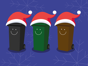 Changes to bin collection days for Christmas and New Year 2022/23