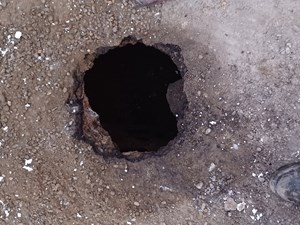 North Walsham Town Centre project unearths a potential sinkhole