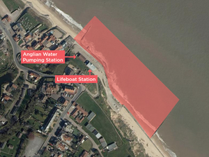 Mundesley Beach update for Easter weekend