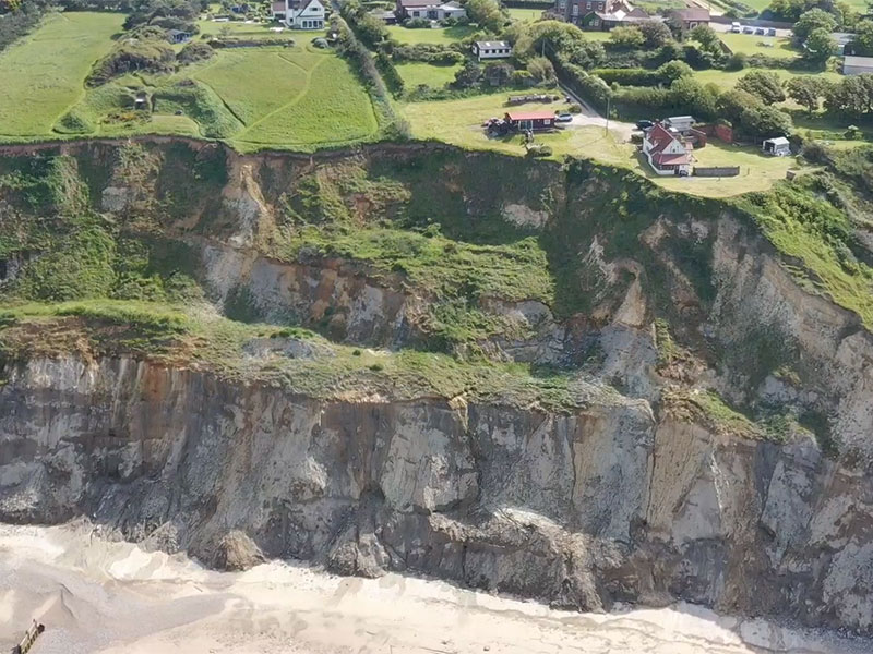 Coastal erosion