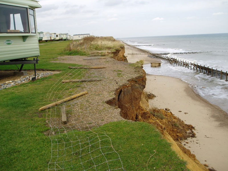 Coastal erosion