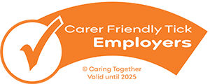Caring Together Carer Friendly Tick logo employers